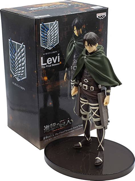 figura de levi sin censura|BANPRESTO Attack on Titan The Final Season Levi Figure